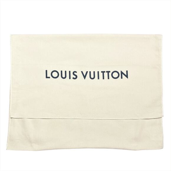 LOUIS VUITTON Large Cream Cloth Foldover Dust Bag D21314 07/24 - Picture 1 of 6